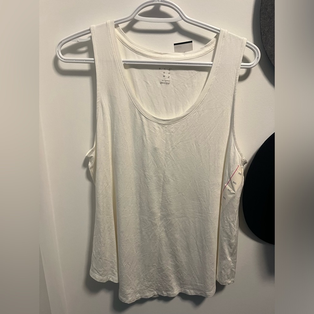 Xxl brand new tank top white